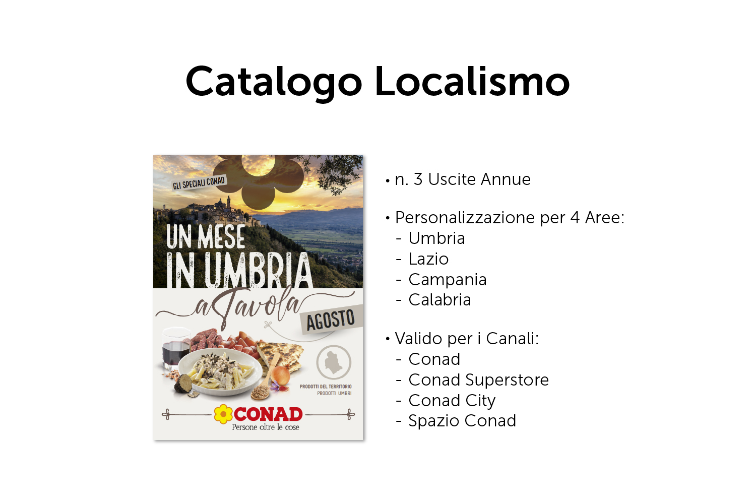 Catalogo Localismo aree Umbria Lazio Campania Calabria