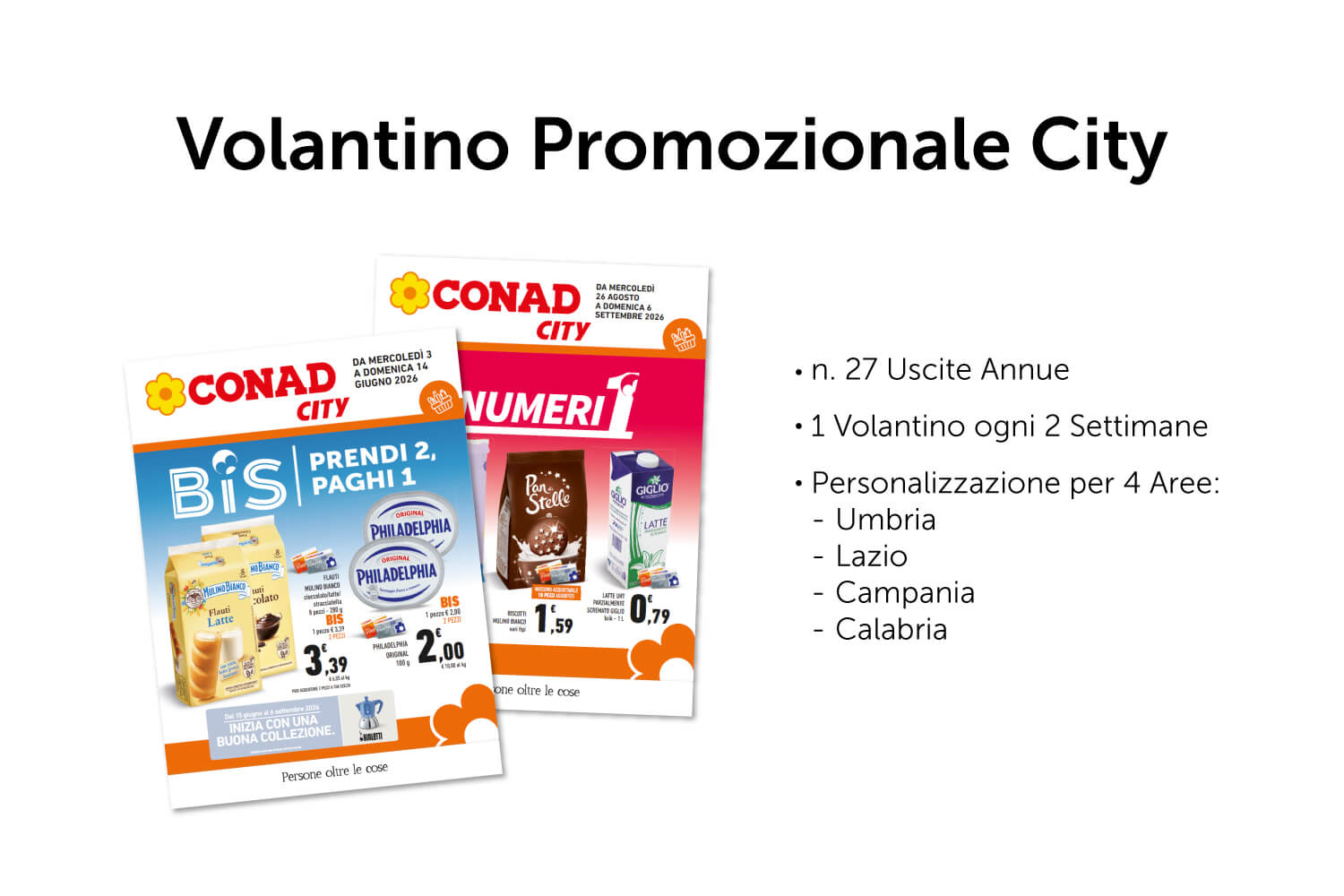 City depliant promozionali aree Umbria Lazio Campania Calabria